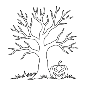 Dibujo Fácil de Halloween Espeluznante