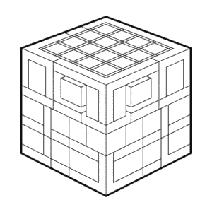 Dibujo Fácil de Mesa de Trabajo Minecraft
