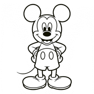 Dibujo Fácil de Mickey Vintage