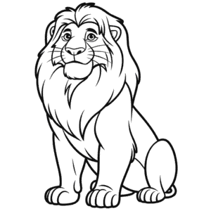 Dibujo Fácil de Mufasa de El Rey León