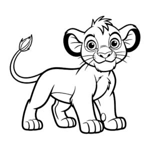 Dibujo Fácil de Original El Rey León