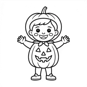 Dibujo Fácil de Personaje de Halloween