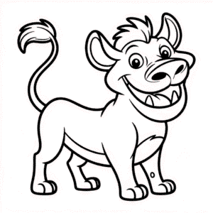 Dibujo Fácil de Pumbaa de El Rey León