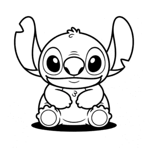 Dibujo Fácil de Squishmallow de Stitch