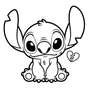Dibujo Fácil de Triste Stitch