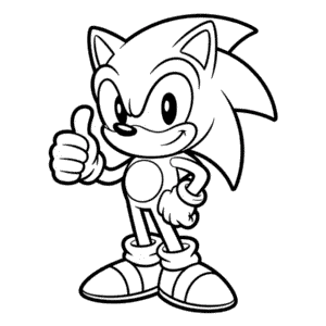 Dibujo Fácil de El Mejor Sonic