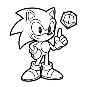 Dibujo Fácil de Personaje Clásico de Sonic